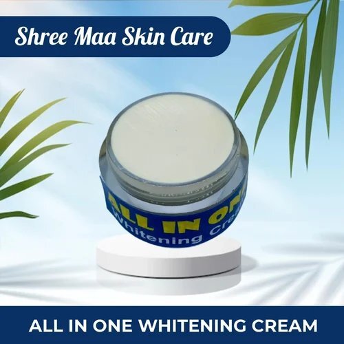 Gold All In One Whitening Cream - Herbal Face Cream For All Skin Types | Nourishing Formula For Radiant And Even Skin Tone