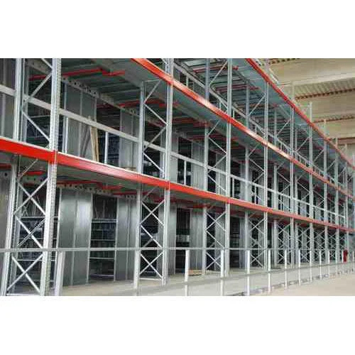 सिल्वर-रेड टू टियर स्टोरेज रैक