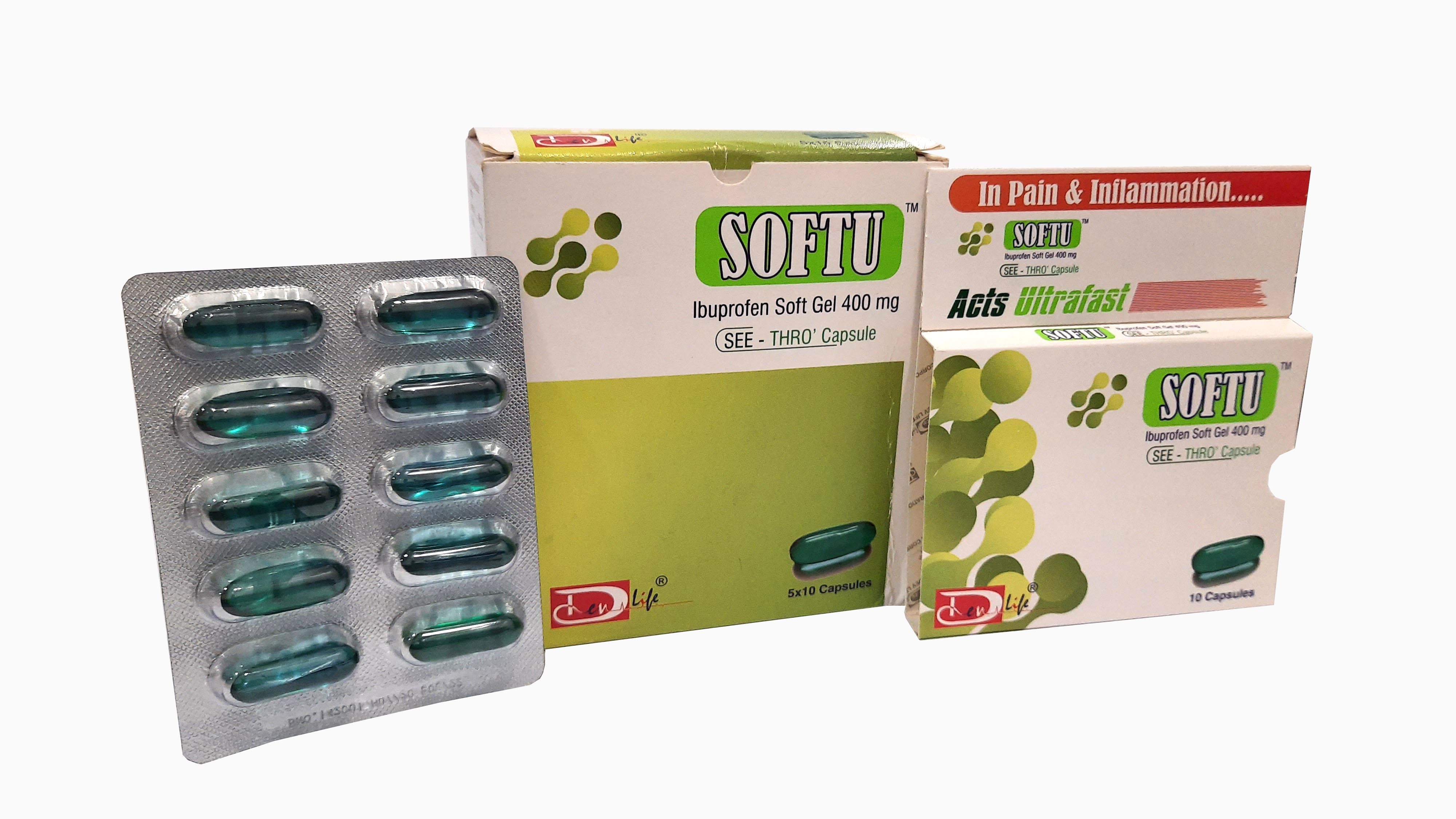 Ibuprofen Soft Gelatin Capsules Store Below 30a C In A Cool