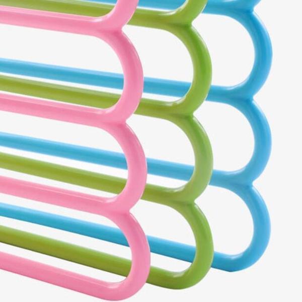5 In 1 Multipurpose Plastic Hanger Assorted (5-layer) (0587)
