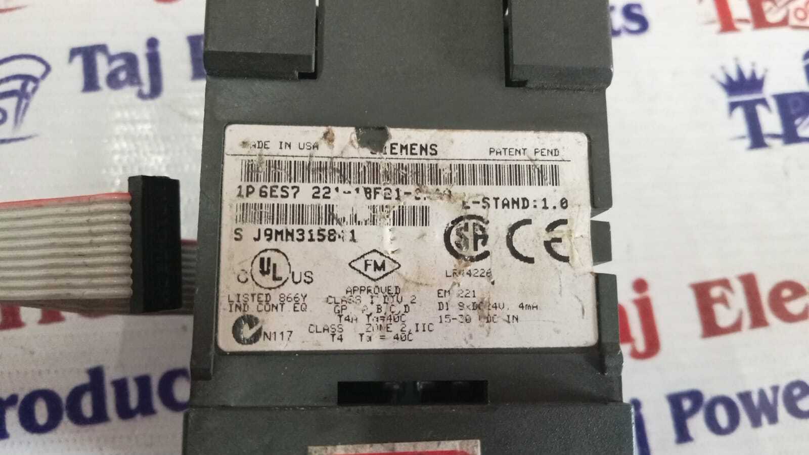 Siemens Simatic S7 6es7 221-1bf21-0xa0