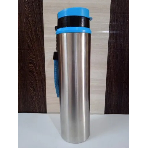750ml Stainless Steel Sipper Bottles - Stainless Steel, 750ml, Silver | Round Shape, Water Bottle, Warranty Included