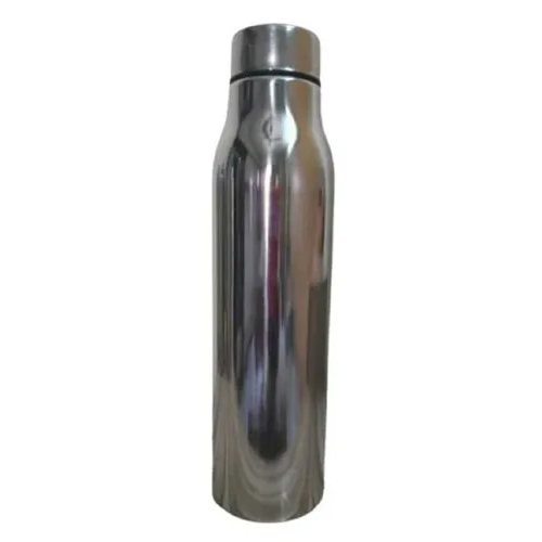 Jointless Stainless Steel Water Bottle - 1 Liter, Silver Color | Durable Design with Warranty