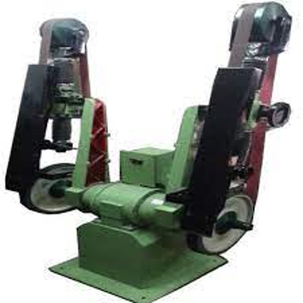 Belt Grinder Machine - Color: White Black