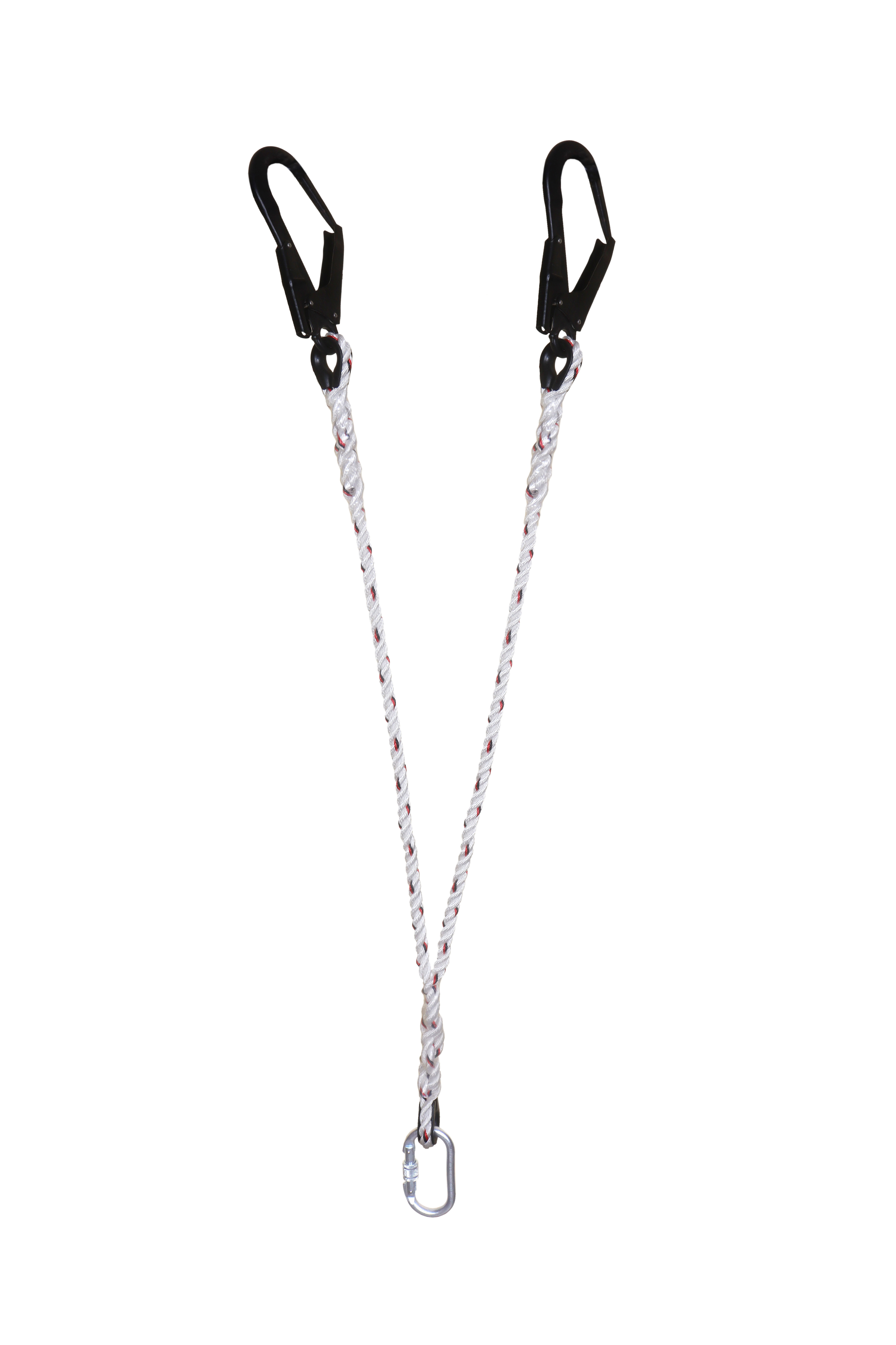 Webbing Rope Restraint Lanyard - Color: White