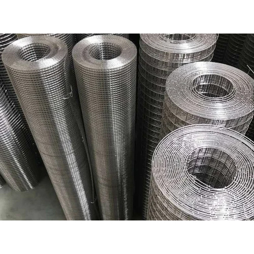 Stainless Steel Welded Wire Mesh - Stainless Steel, Polished Finish, Silver Color | Reinforcement, Protection, Filtration, and Containment Applications