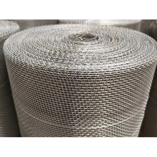 Window Mosquito Net - Steel Wire Mesh, Square Hole Design, Galvanized Surface, Silver Hue - Durable, Corrosion Resistant, Easy Installation and Maintenance