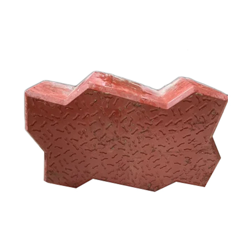 60mm Red Zig Zag Paver Block - Color: As Per Availability