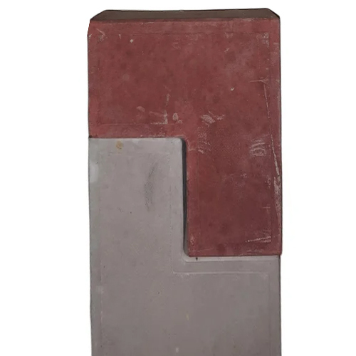 L Shaped Paver Block - High Grade Concrete, Nil Moisture Content, As Per Availability Colors | Durable, Weather-resistant, Non-slip Design