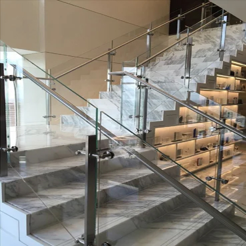 Stainless Steel Stair Railing By Glass Concepts