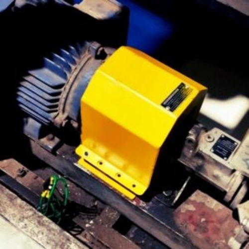 Pump Coupling Guard - Color: Yellow
