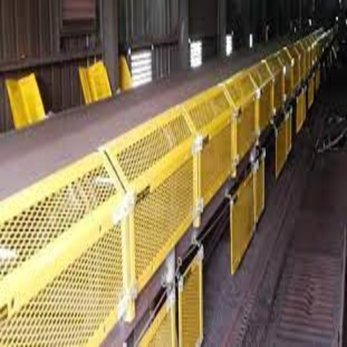 Yellow Conveyor Safety Guard