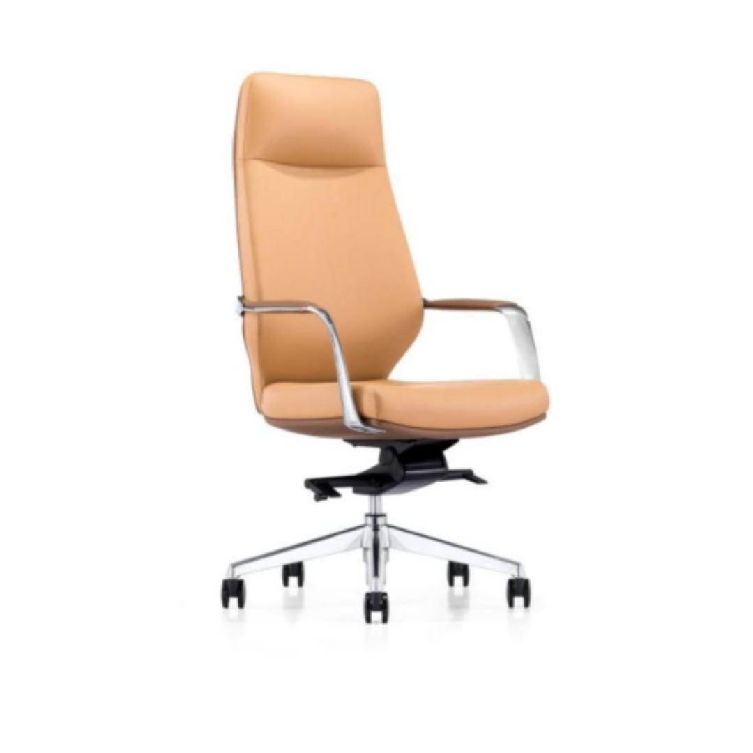 Daisy Hb Chair - Composite Leather, 700mm Aluminum Diecast Base, 60mm Nylon Castors | Adjustable Tilt, Ergonomic Design, Comfortable Seating, Modern Style
