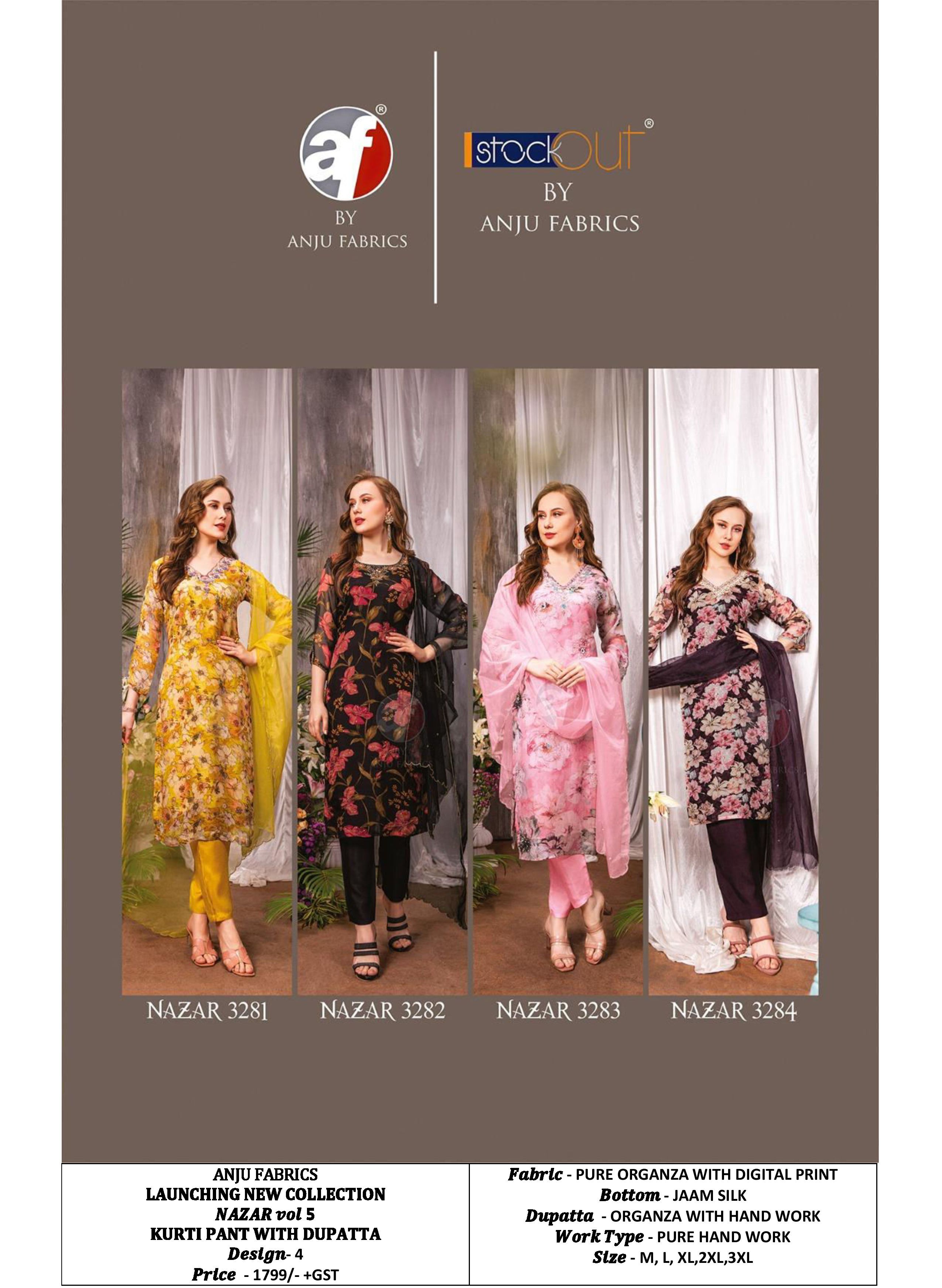 Fancy Pure Organza Kurtis With Handwork - Pure Organza Top, Jaam Silk Bottom, Organza Dupatta | Sizes M, L, Xl, 2xl, 3xl, 4 Unique Designs