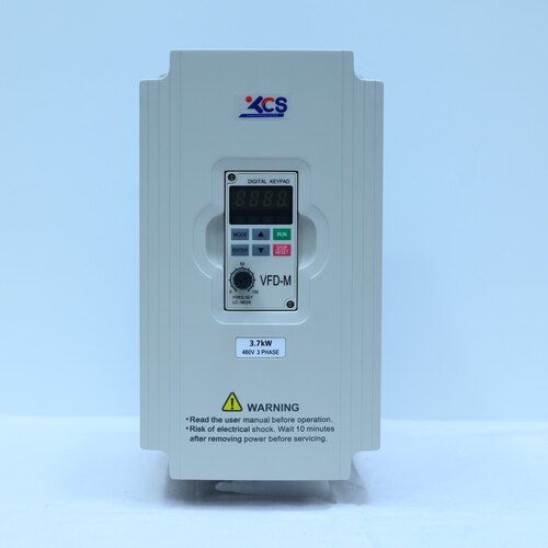 KCS VFD-M Frequency Inverter - 0-7.5KW Power Output, 230-415V Input, 3-Phase Control | Industrial Application, IP20 Protection, 18A Output Current, 1-Year Warranty