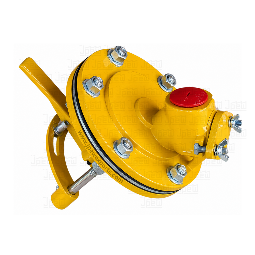 Flat Sand Valve - Standard Size, Yellow Color | Hydraulic Power for Medium Pressure Water Applications
