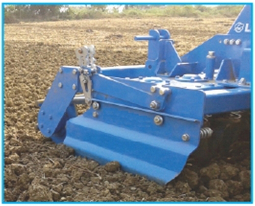 Blue Mahindra Power Harrow