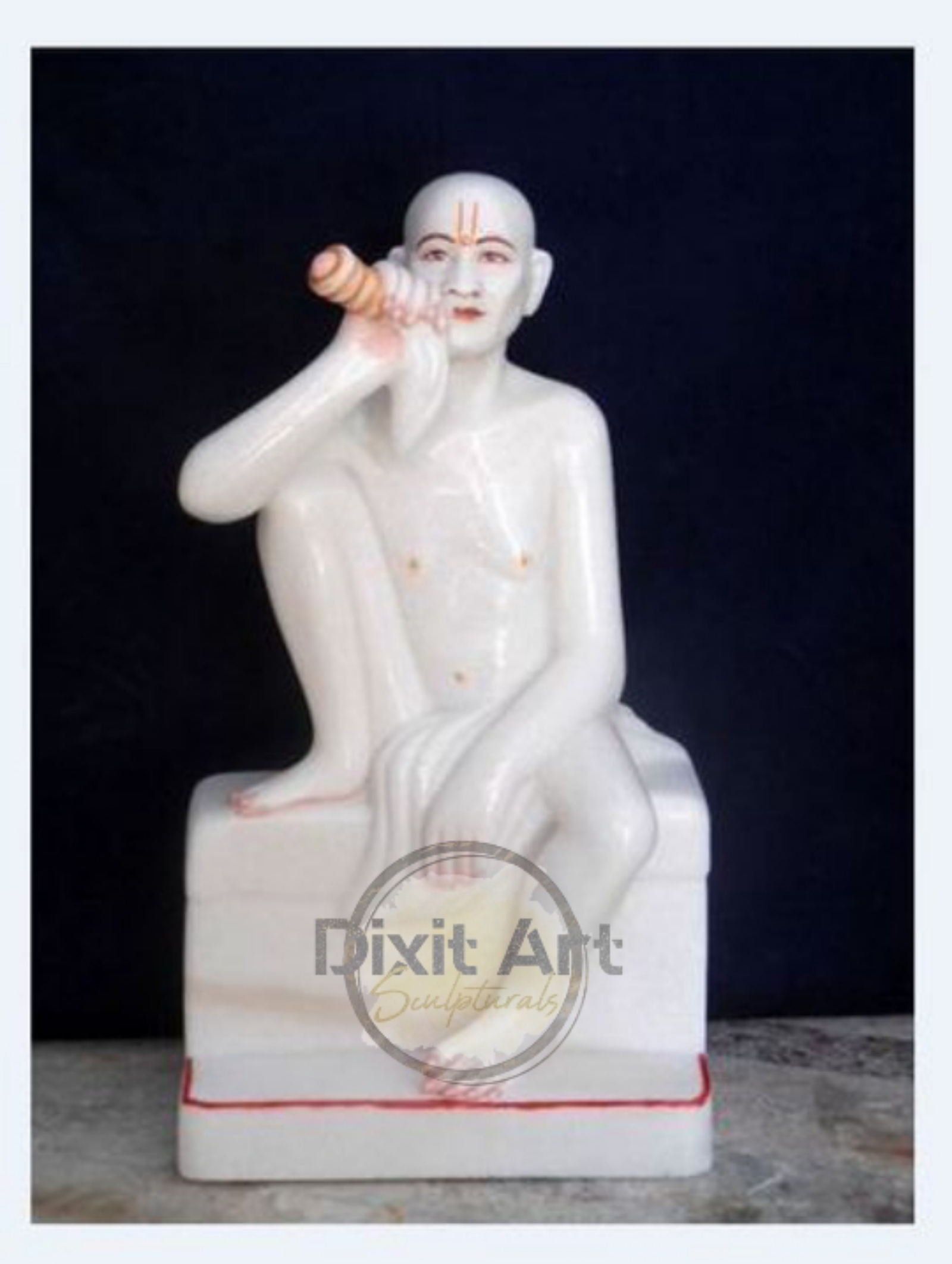 Marble Human Sculpture - 24 Inch, Multicolor Handmade Marble Statue | Modern Arts, Professional, Religious Style For Home Decoration