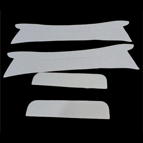 White Collar Cuff Fusing - Polyester & Cotton Blend, Customized Size, Color As Per Availability | Washable, Plain Texture For Commercial Use