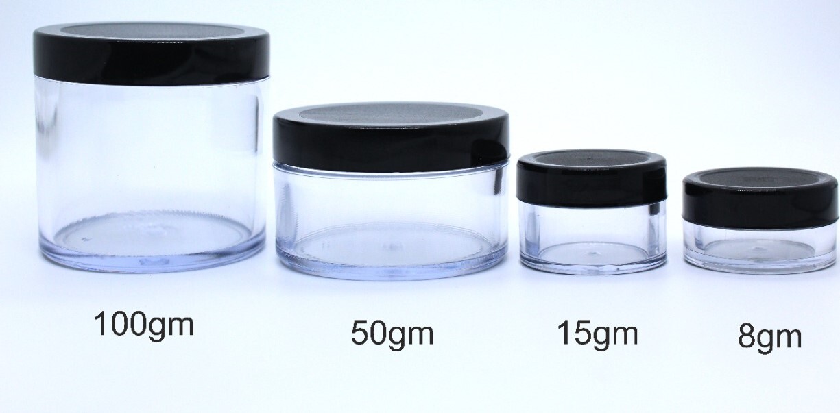 Acrelic Jar - Capacity: 5gm To 200gm Pcs/min