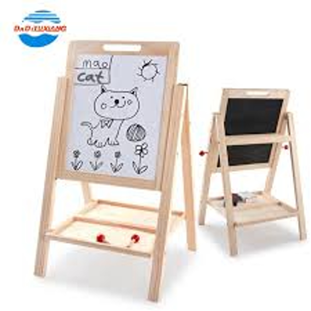 Children Drawing Table - Color: Brown
