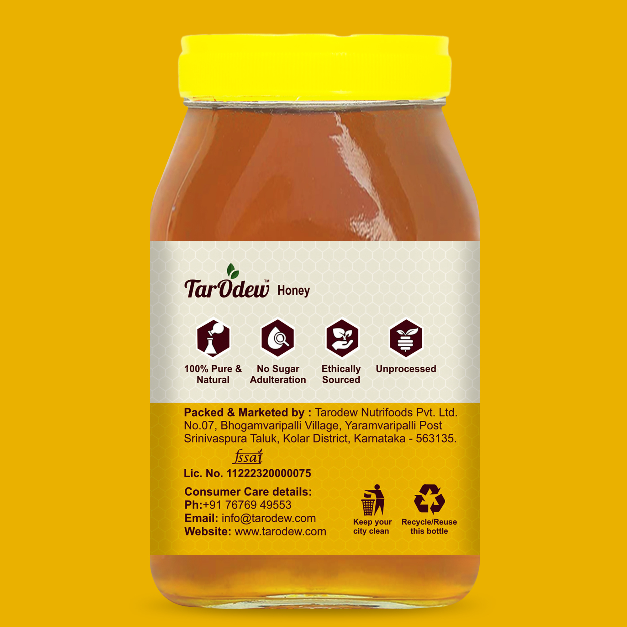1 Kg Raw Honey - First Class Natural Honey | Nil Moisture Content, Unprocessed, Pure Floral Essence