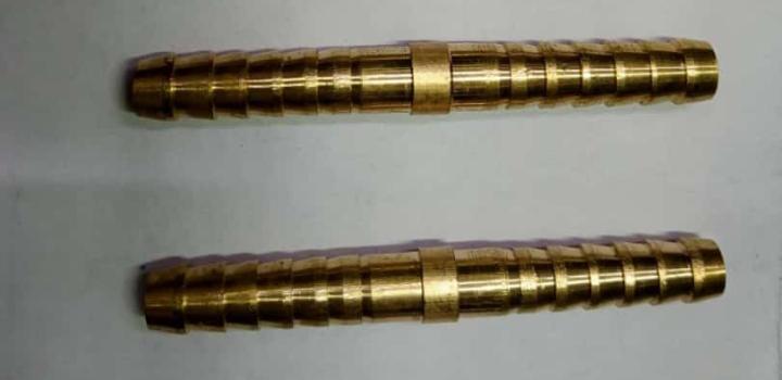 Joint Nipple - Brass Material | Pipe Fitting And Two Clamp Connection Solution