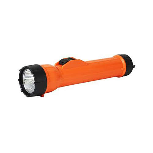 Flame Proof Orange Torch - Body Material: Plastic