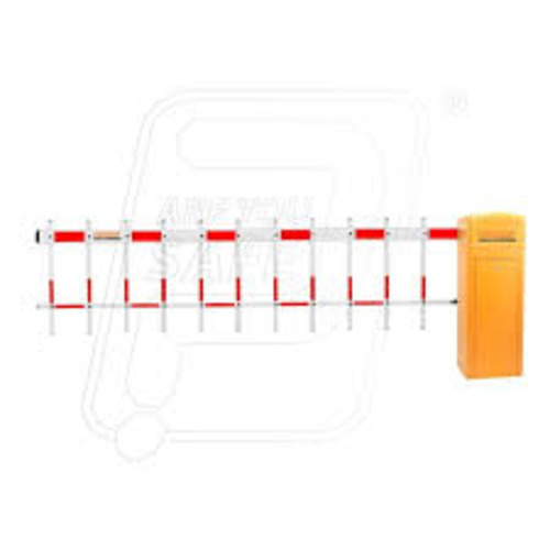 Ef-bb818 Digital Barrier Gate - Metal, 420x390x1080mm, Yellow And Blue | High Quality, Efficient Road Safety Solution For Parking Lots And Institutions