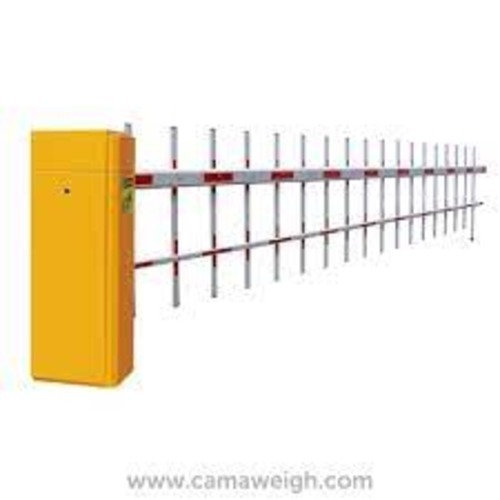 Ef-bb818 Digital Barrier Gate - Metal, 420x390x1080mm, Yellow And Blue | High Quality, Efficient Road Safety Solution For Parking Lots And Institutions