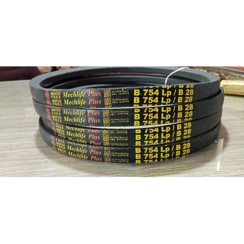 Rubber V Belt - Customized Size, Rigid Hardness , Industrial Usage - Durable Rubber Material V Belt For Heavy-duty Applications