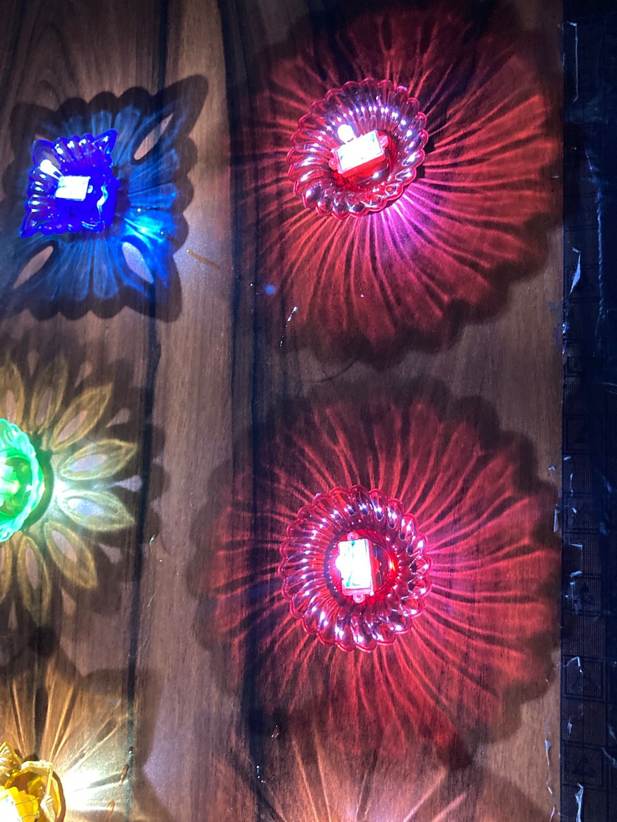 Crystal Water Sensor Diya - Water-based Led Light, Flamelike Illuminations In All Colors | Flameless, Smokeless, Easily Replaceable Batteries