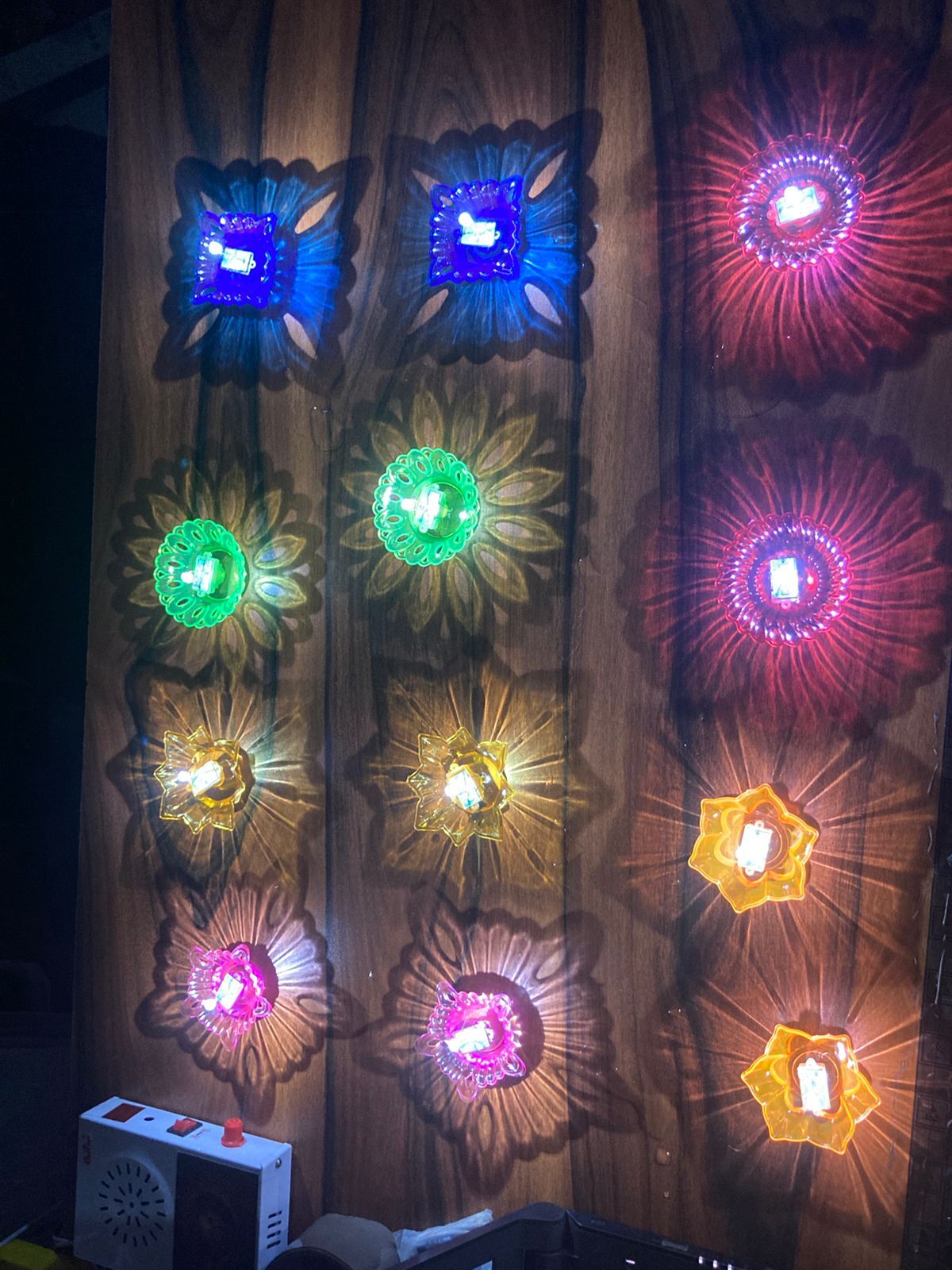 Crystal Water Sensor Diya - Water-based Led Light, Flamelike Illuminations In All Colors | Flameless, Smokeless, Easily Replaceable Batteries