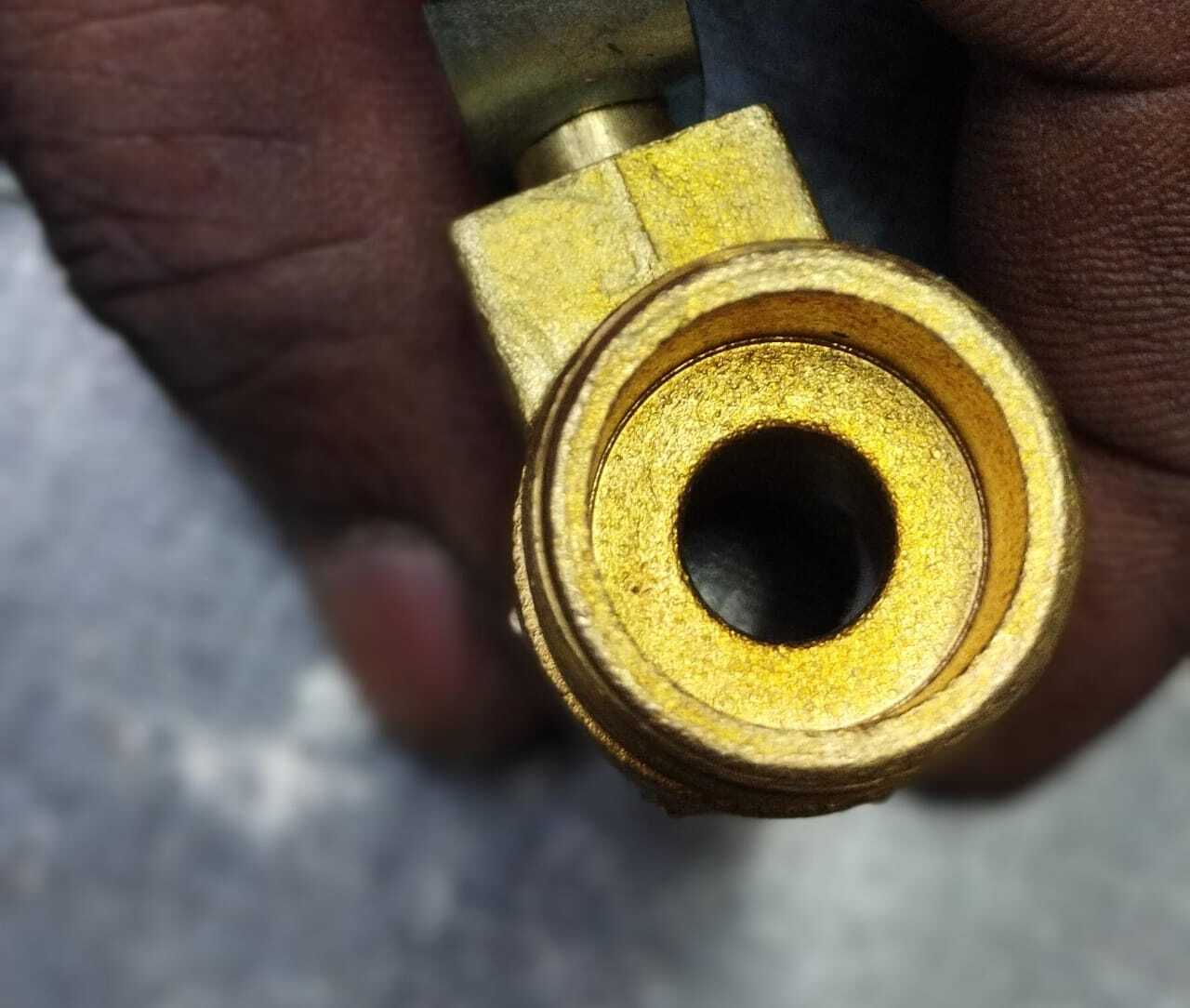 Ball Valve 1/2 X 3/8 - Brass, 90 Grams , Gold Color Finish Ideal For Agriculture Hose Pipe & Check Valve Applications