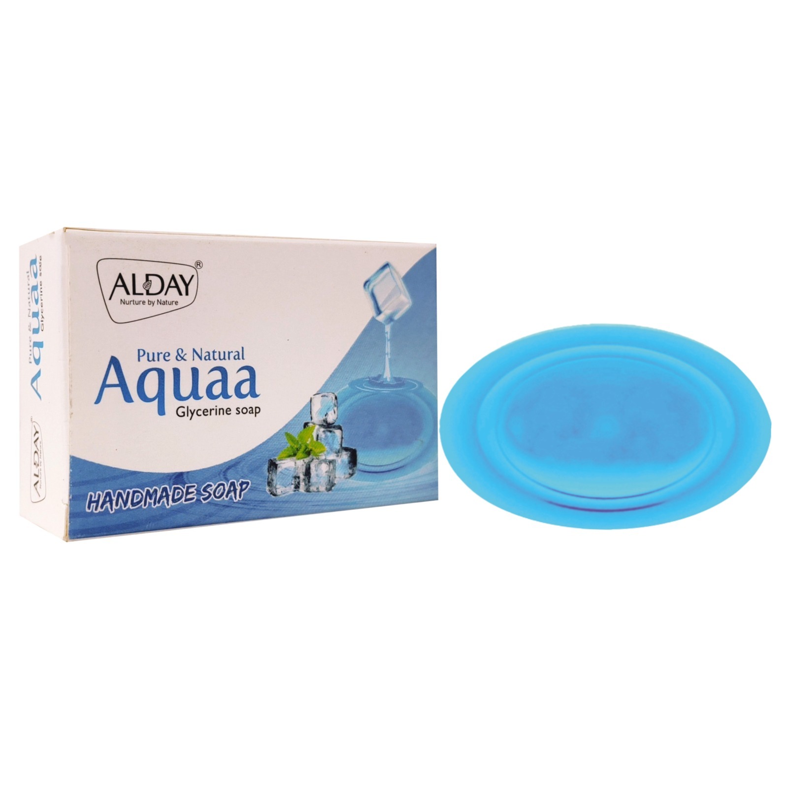 Glycerine Soap - 100gm Gel Hand Soap, 80% Moisture, Customized Logo, White Speckles, Soothes Skin Conditions