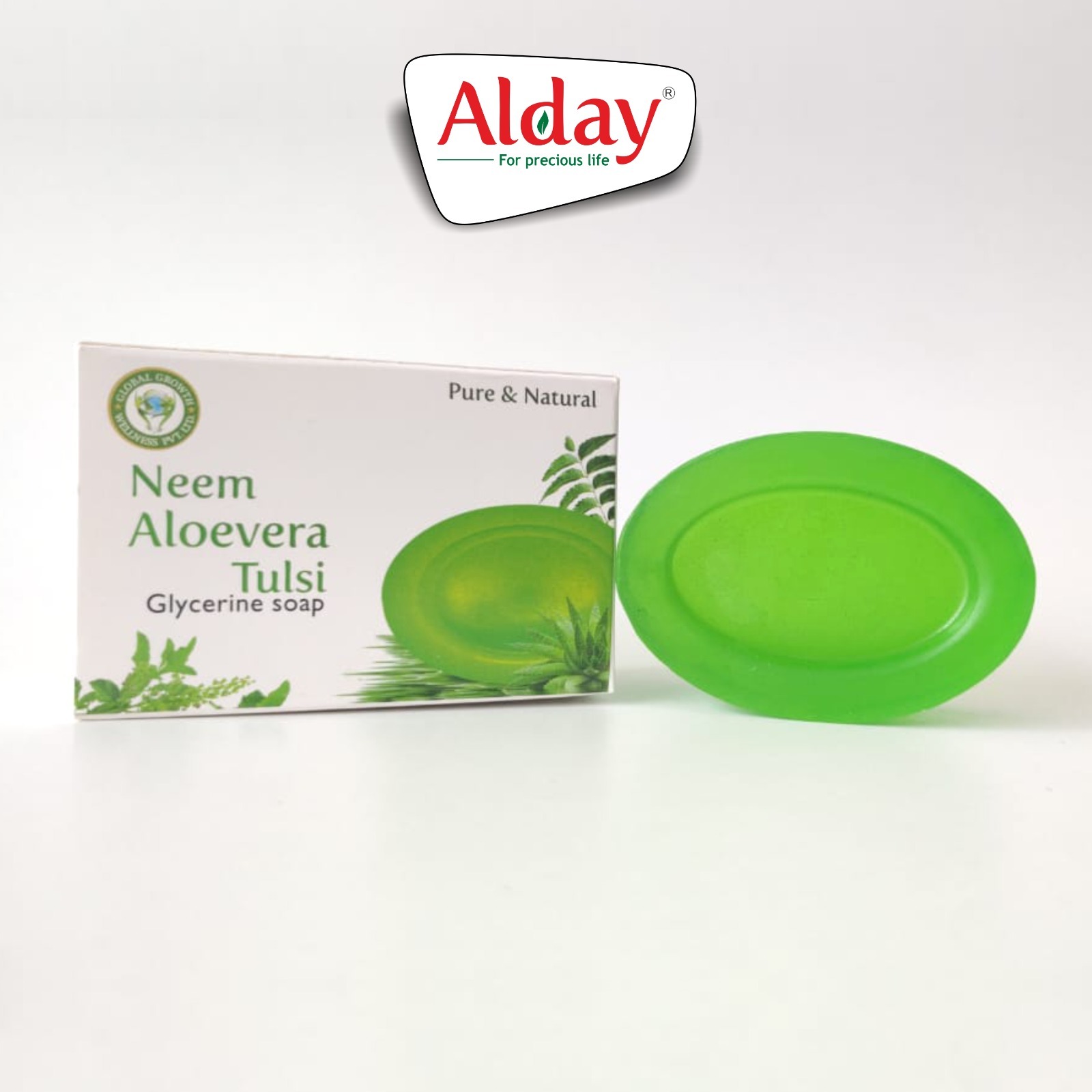Glycerine Soap - 100gm Gel Hand Soap, 80% Moisture, Customized Logo, White Speckles, Soothes Skin Conditions