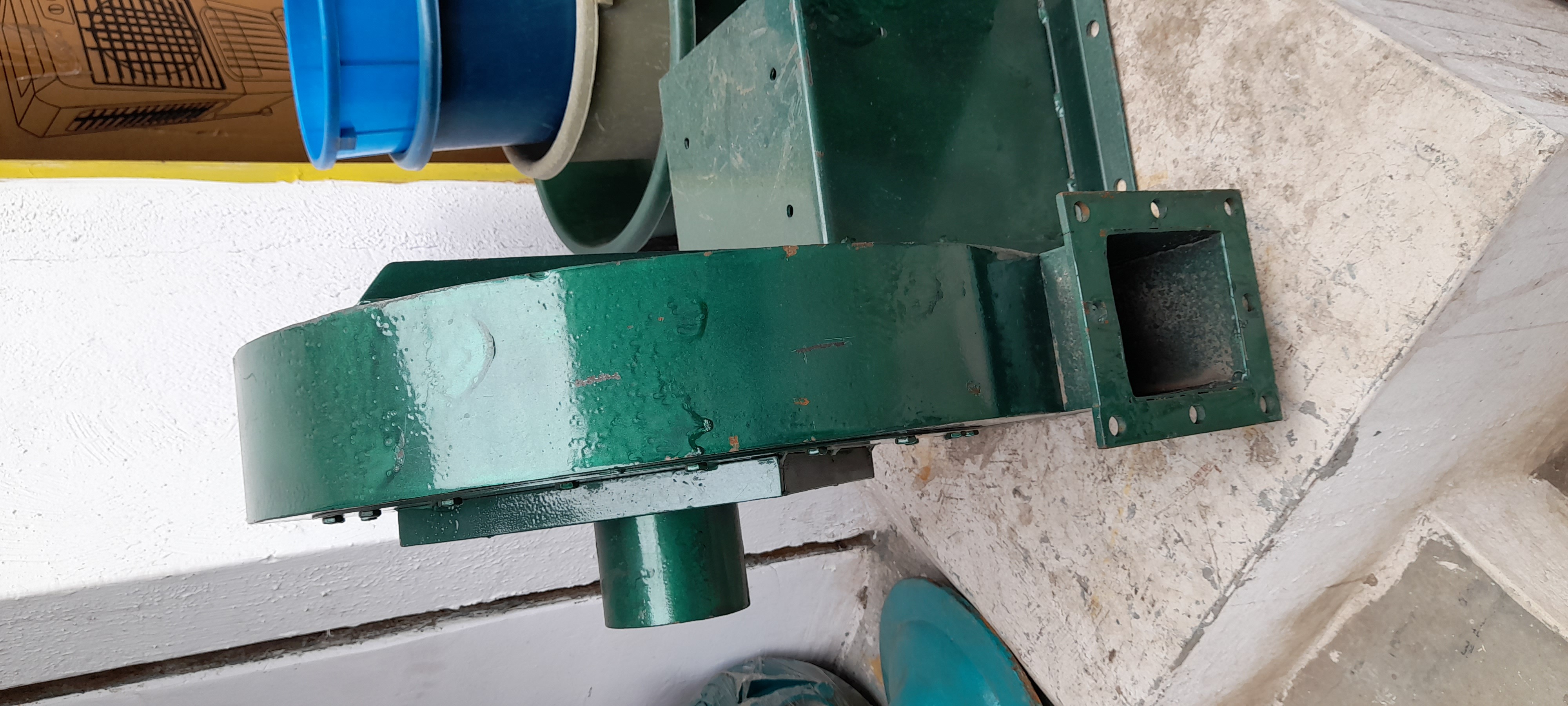 Pressure Or Suction Blower - Steel, 3*3 Feet, Green | High Pressure 0.5 To 10 H.p, Long Lifespan, Low Noise At 50 Db, 1-year Warranty