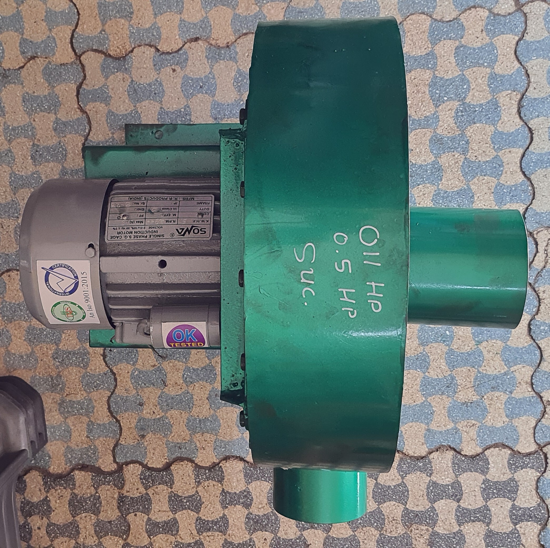 Fabricated Suction Blower - Capacity: 5000 Kg/day