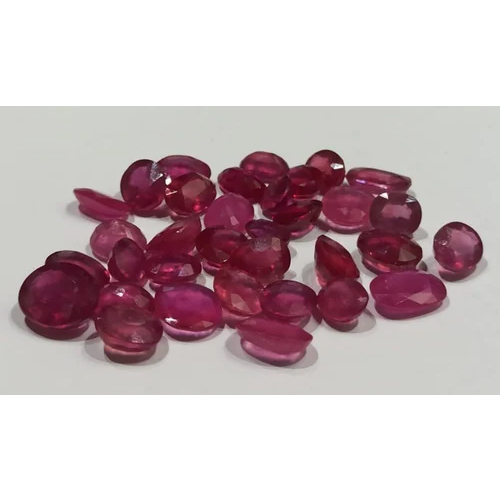 Artificial Ruby Gemstone Grade: A