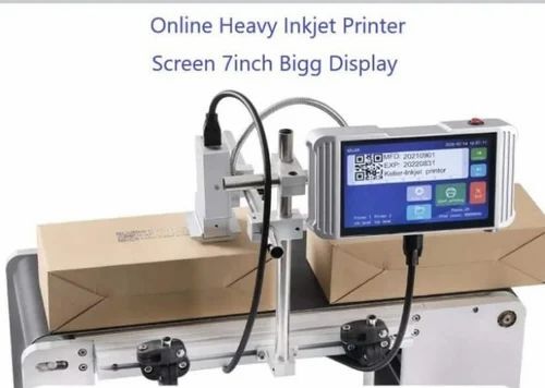 7 INCH DISPLAY ONLINE INKJET PRINTER 12.7MM