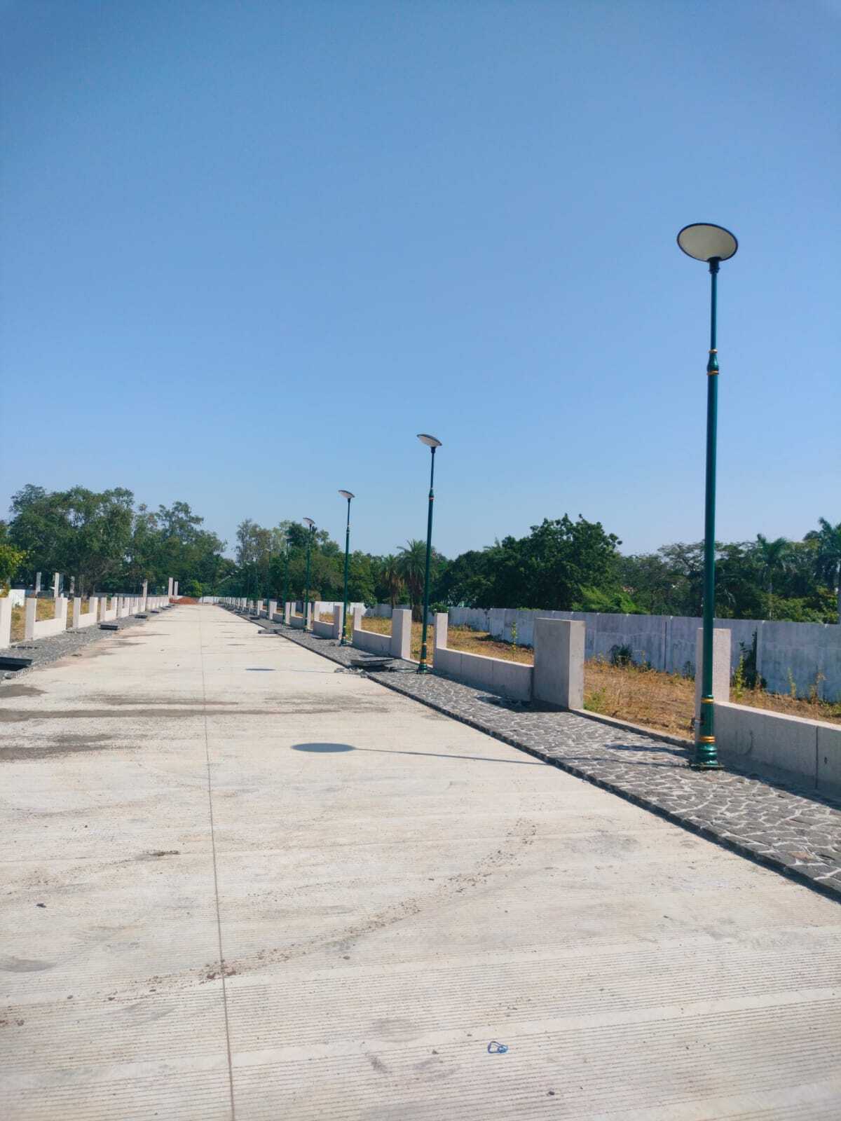 5 Meter Single Arm Decorative Post Top Light Pole