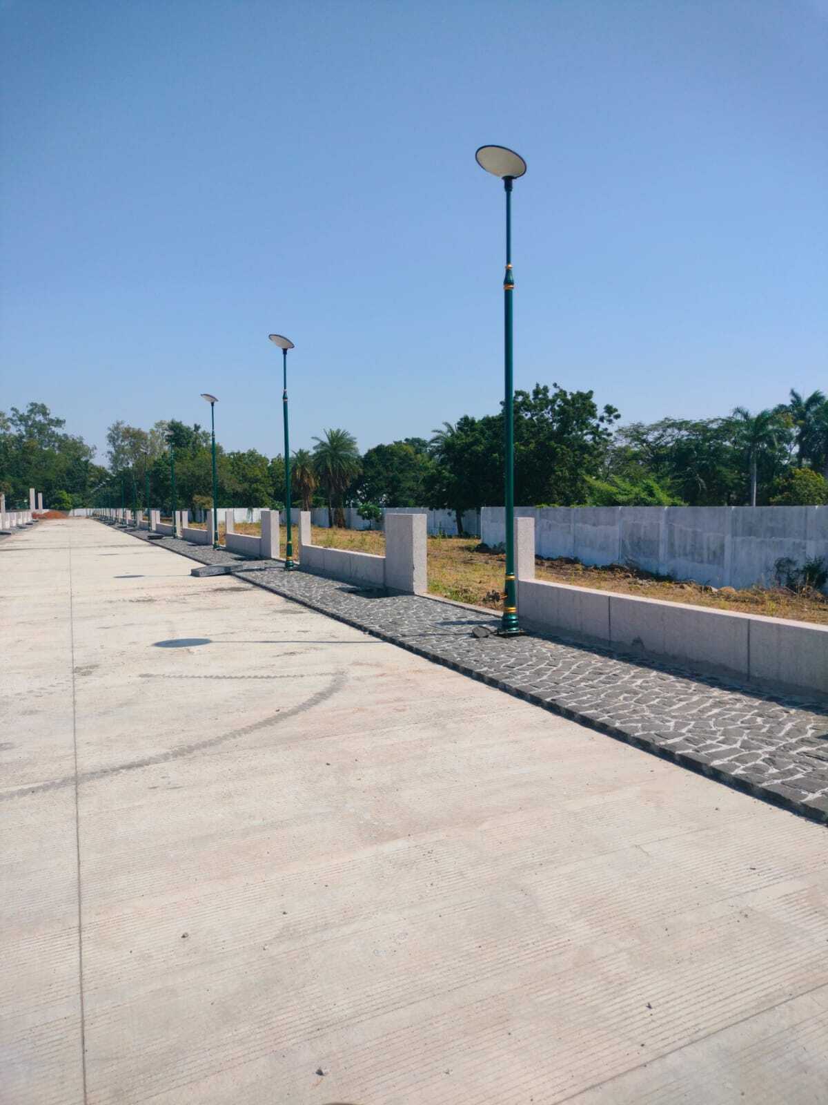 5 Meter Single Arm Decorative Post Top Light Pole