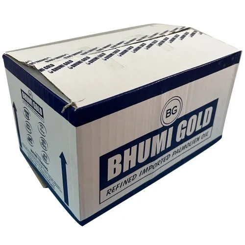 Printed Corrugated Box - 13x8x6 Inch Rectangular, Multi Color, Single Wall 3 Ply, Biodegradable Virgin Kraft Paper, Customizable Design Options
