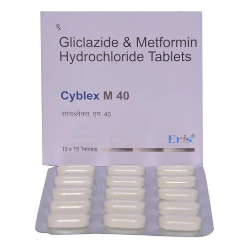 40 Mg Gliclazide Metformin Hydrochloride Tablets General Medicines