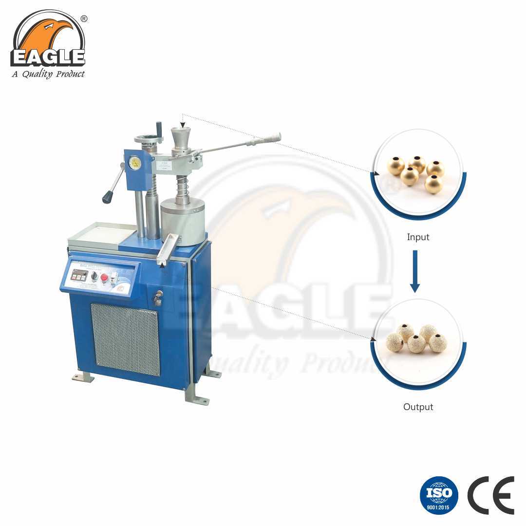 Eagle Jewellery Gold Ball Diamond Dull Machine For Goldsmith - Dimension (L*w*h): 88 X 47 X 124 Centimeter (Cm)