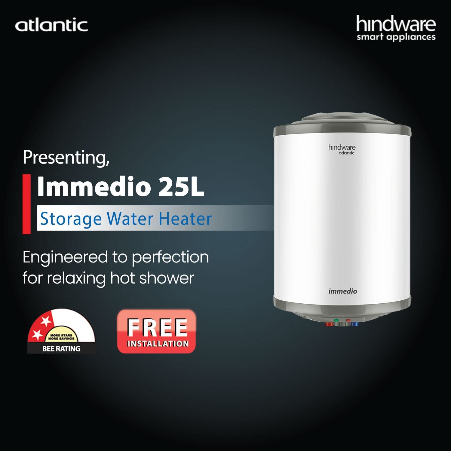 Hindware Geyser - Color: White