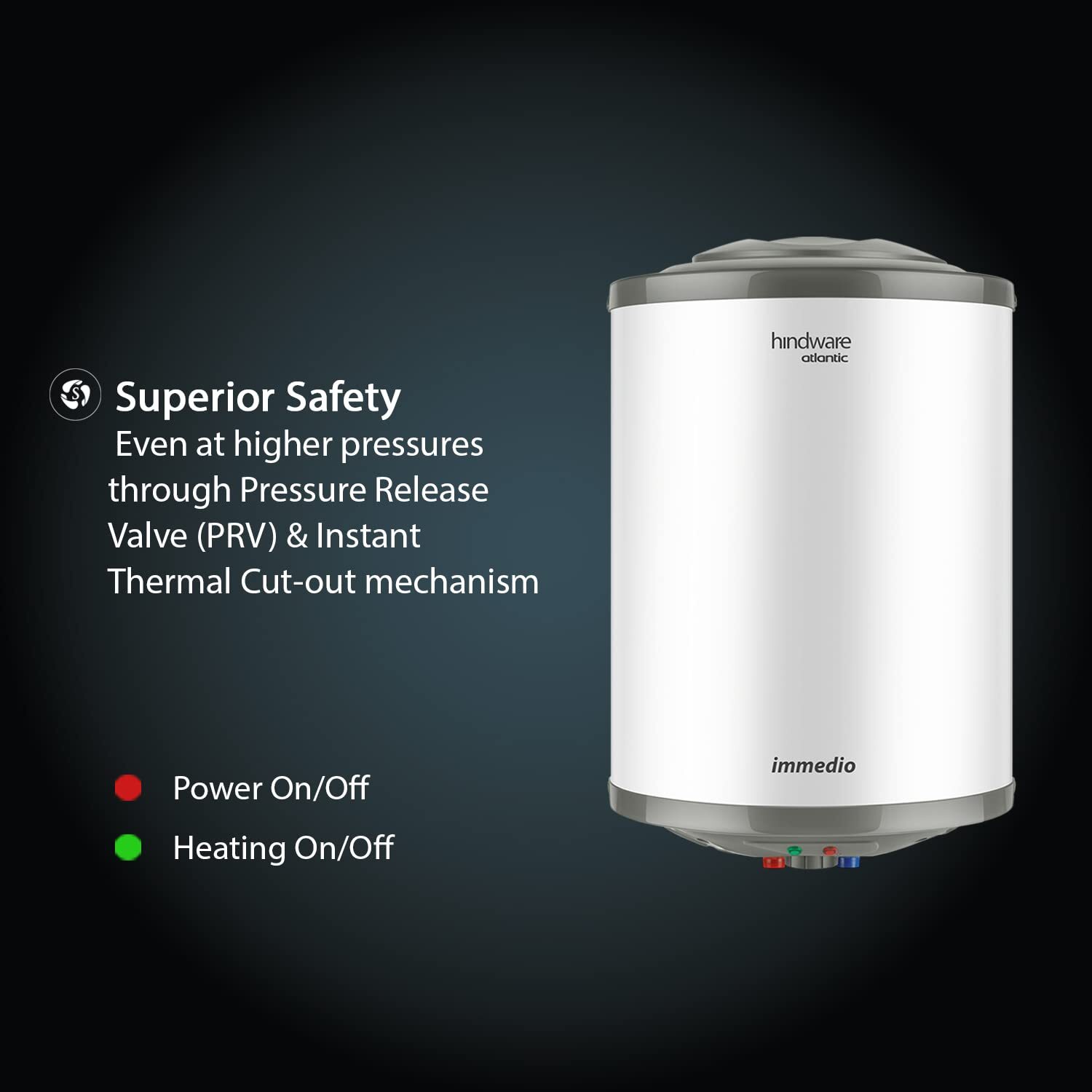 Hindware Geyser - Color: White
