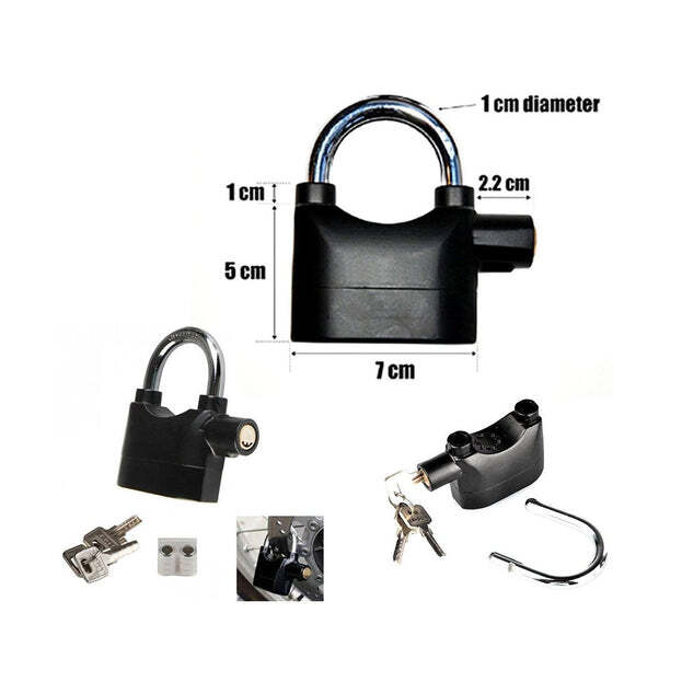 Anti Theft Security Pad Lock With Smart Alarm (0185)