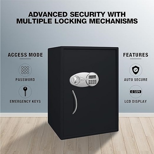 Electronic Safe - Color: Grey-black