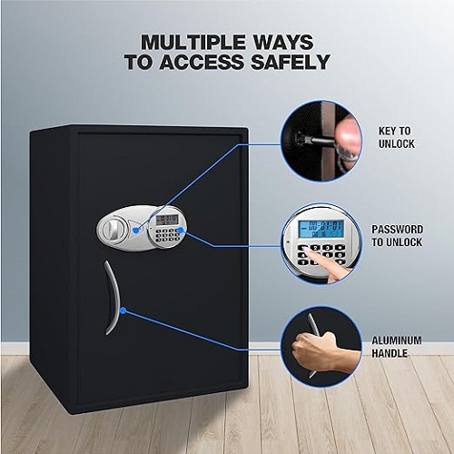 Electronic Safe - Color: Grey-black
